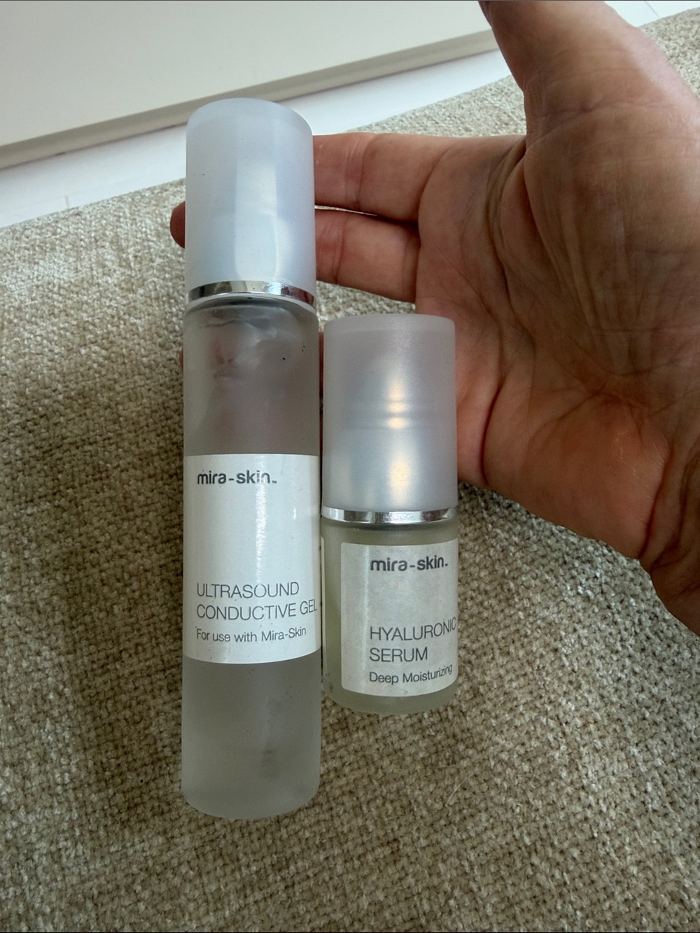 Mira-Skin Ultrasound Conductive Gel & Hyaluronic Serum
